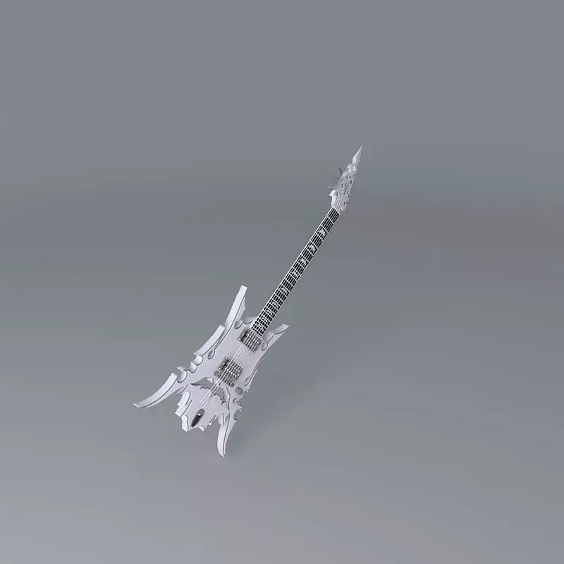 The Phoenix guitar Free 3D model