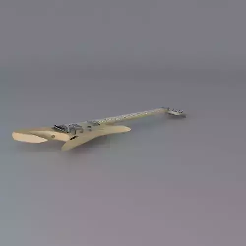 Strange body shape guitar