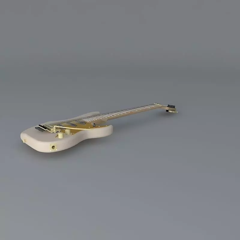Washburn Nuno Bettencourt N5 Cream model guitar Free 3D model