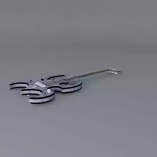 All riveted aluminum guitar