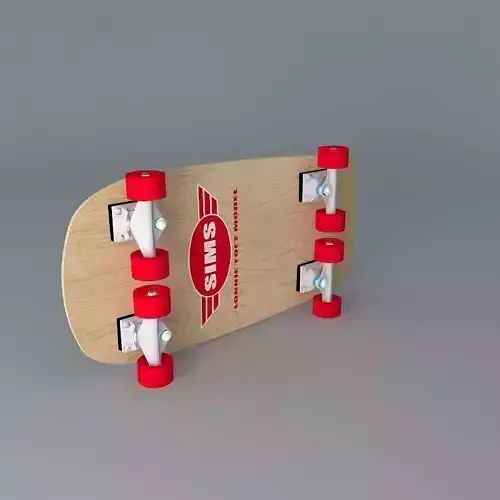 1978 Sims Lonnie Toft 8wheeler model skateboard