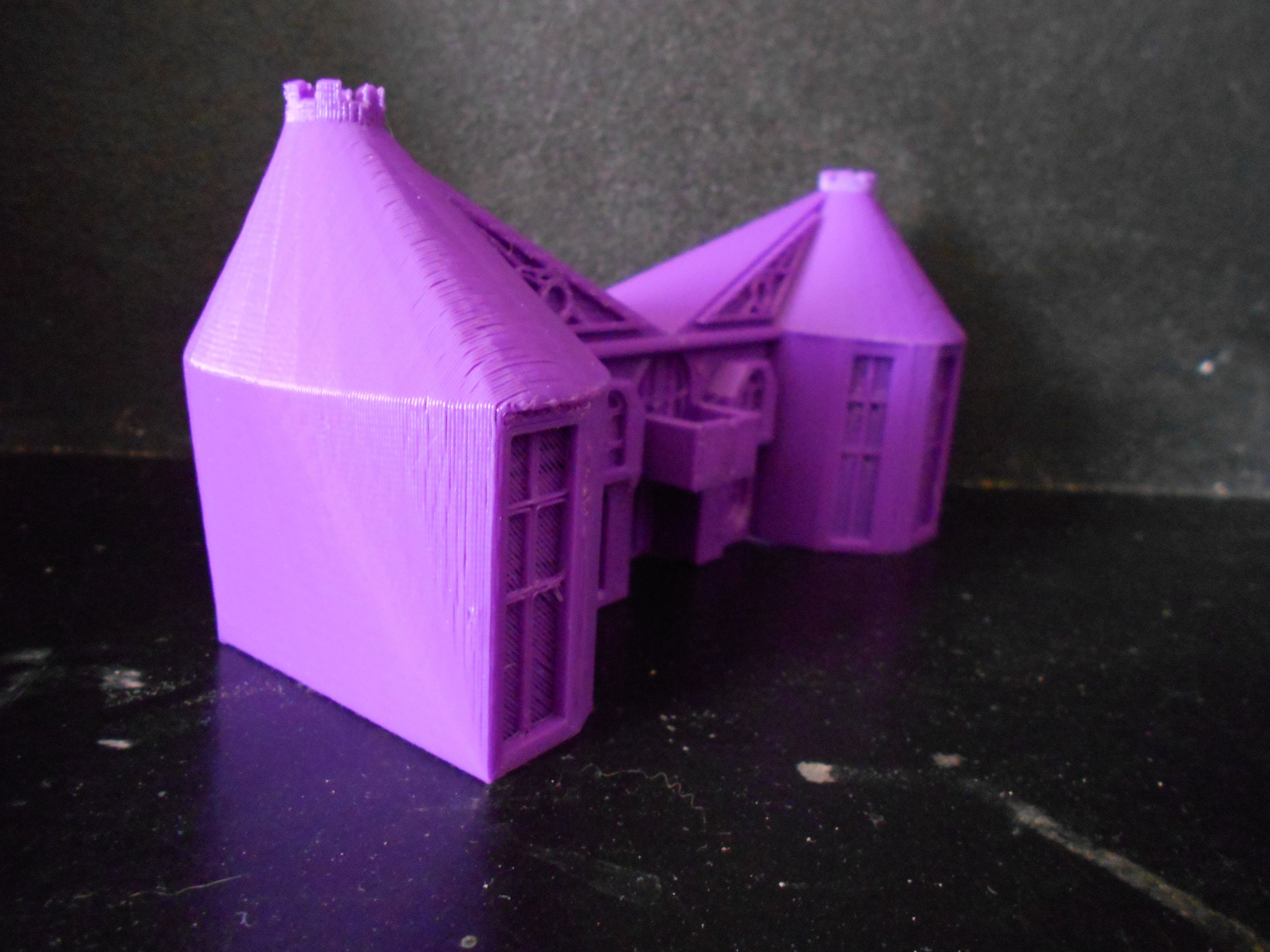 Manoir castle 3D print model_3