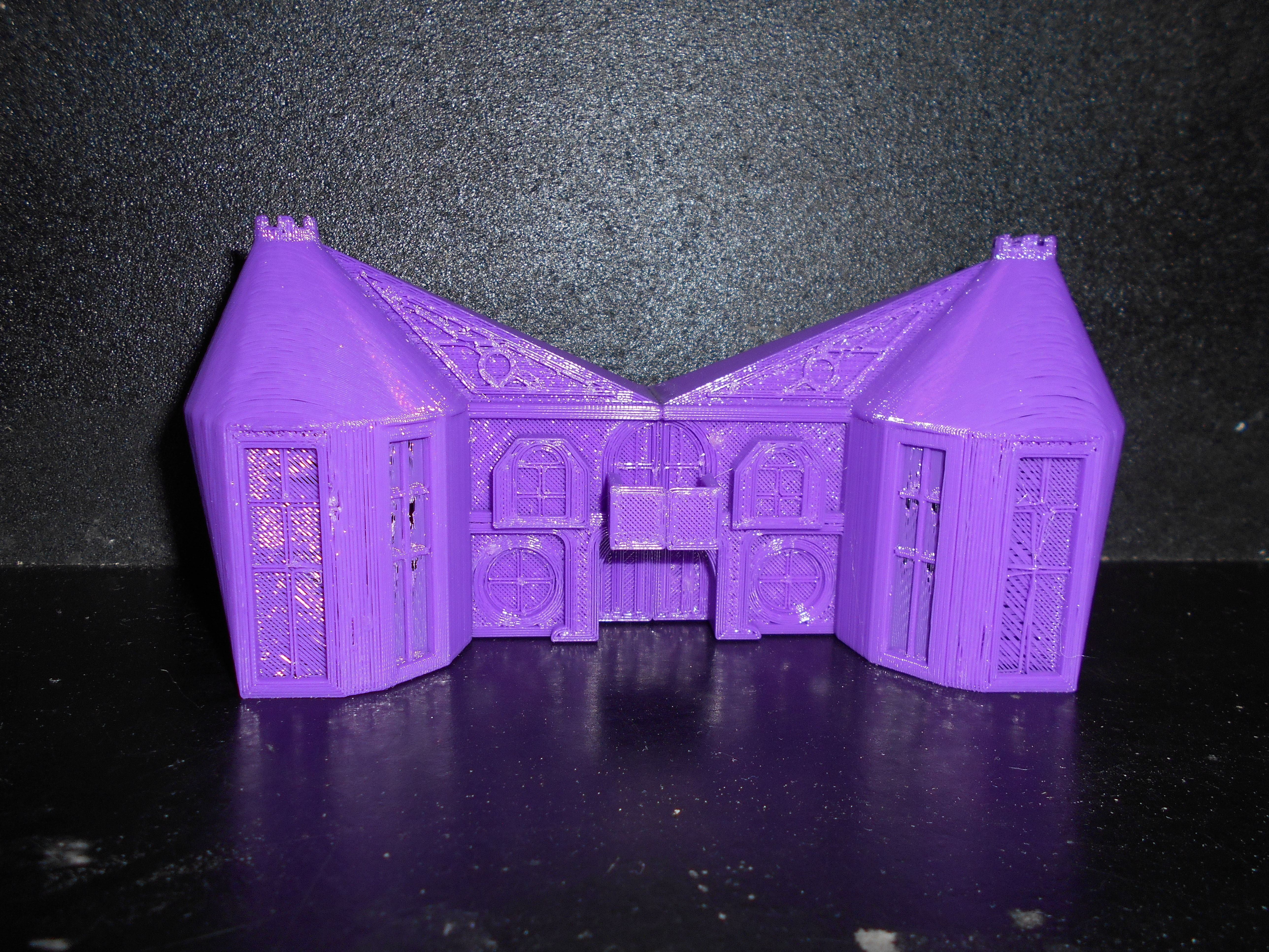 Manoir castle 3D print model_2