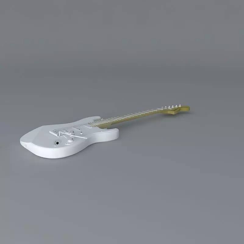 70s Fender stratocasterguitar Free 3D model