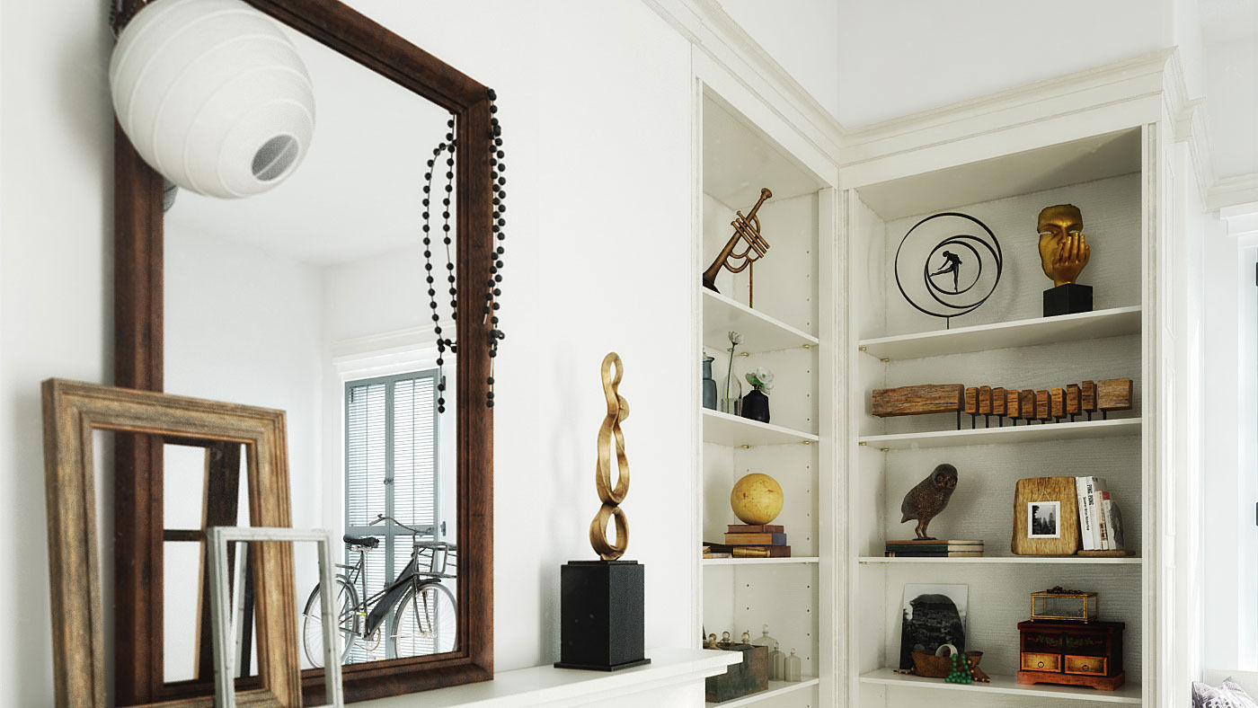 Archmodels vol 155 - high quality interior props 3D model_1