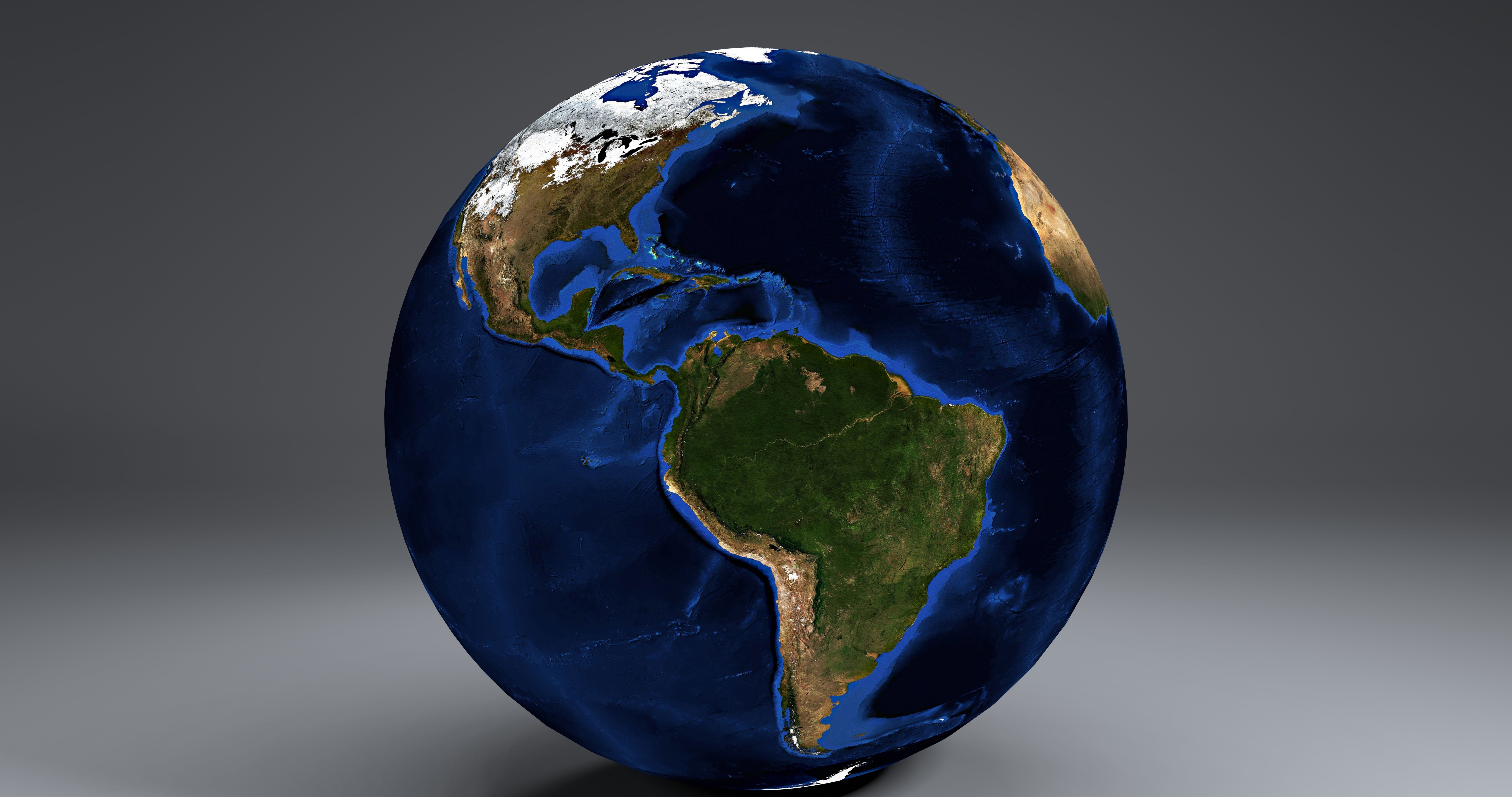 EarthGlobe 3D model_4