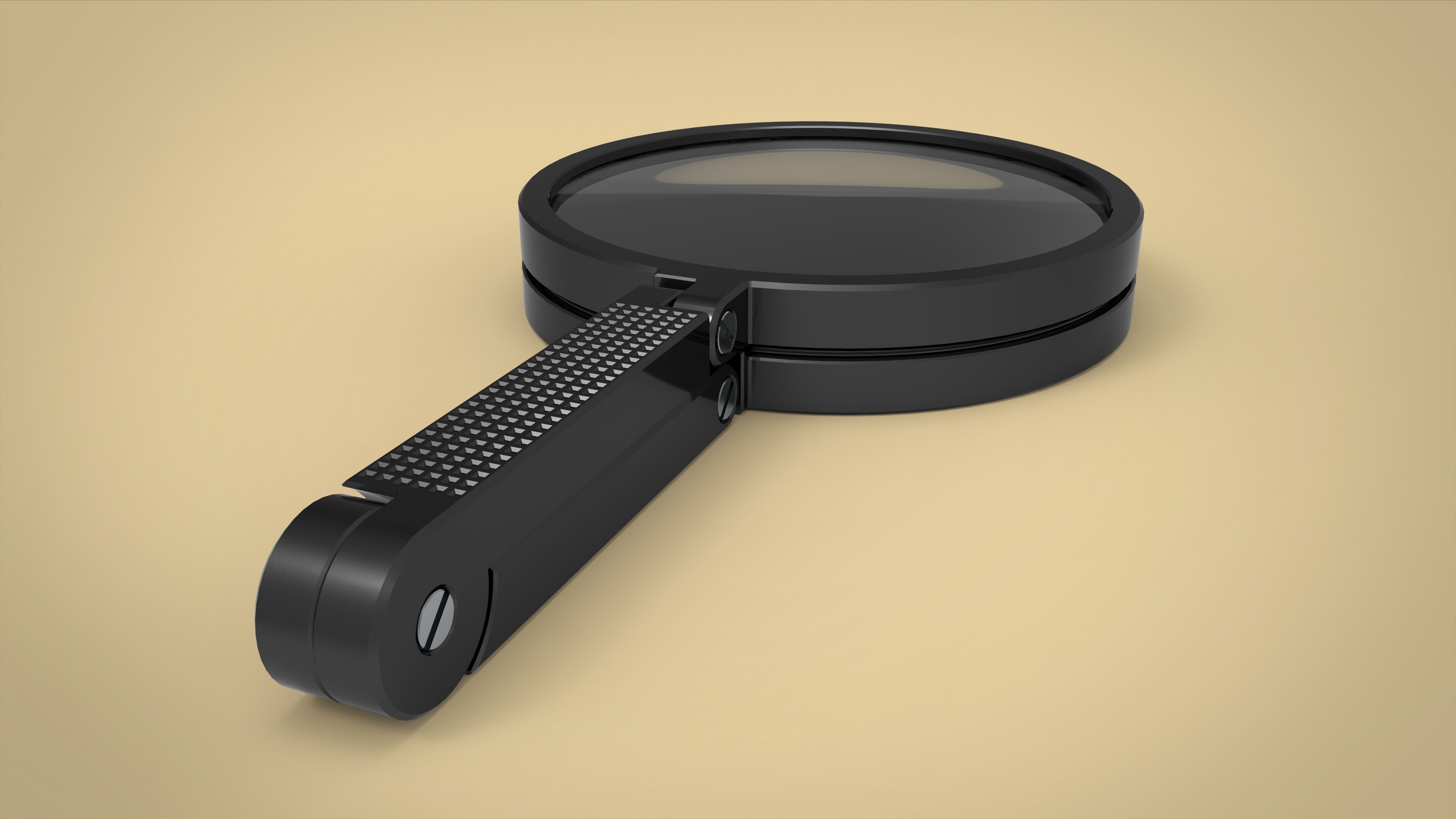 Magnifying glass 3D Model .obj .stl .sldprt .sldasm ...
