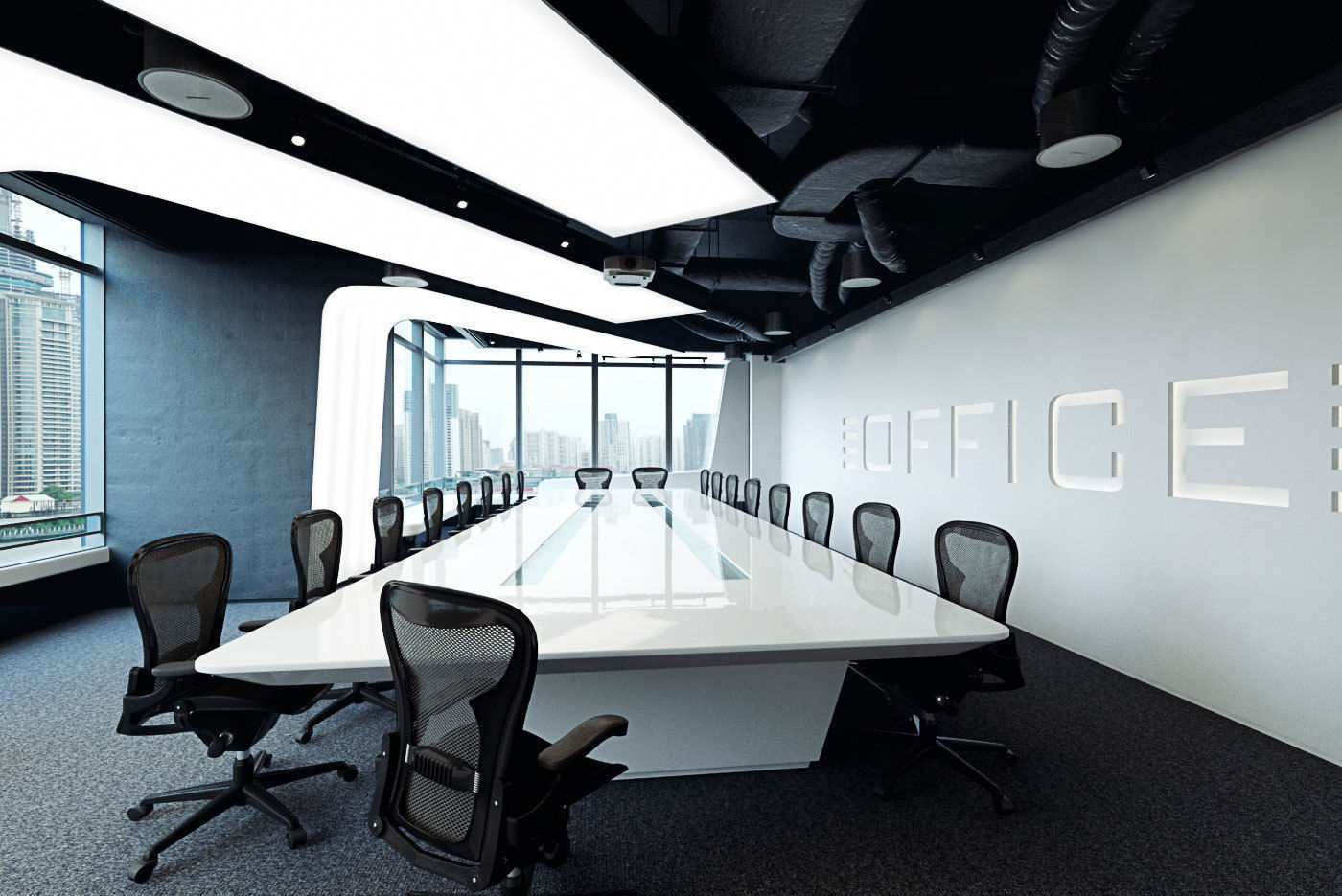 Archinteriors vol 40 - scenes of modern office spaces 3D model_6