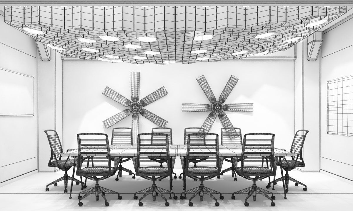 Archinteriors vol 40 - scenes of modern office spaces 3D model_27