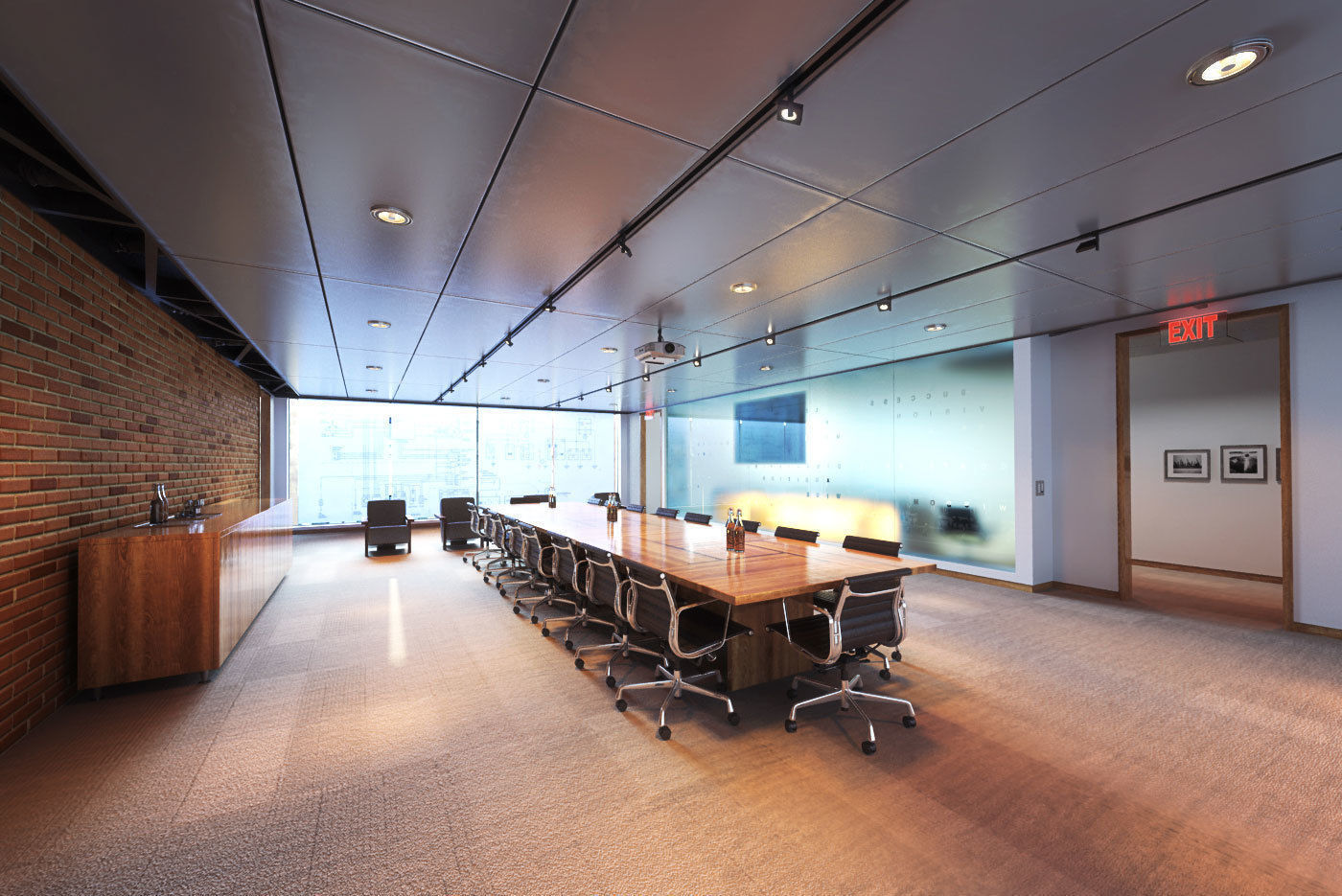 Archinteriors vol 40 - scenes of modern office spaces 3D model_18