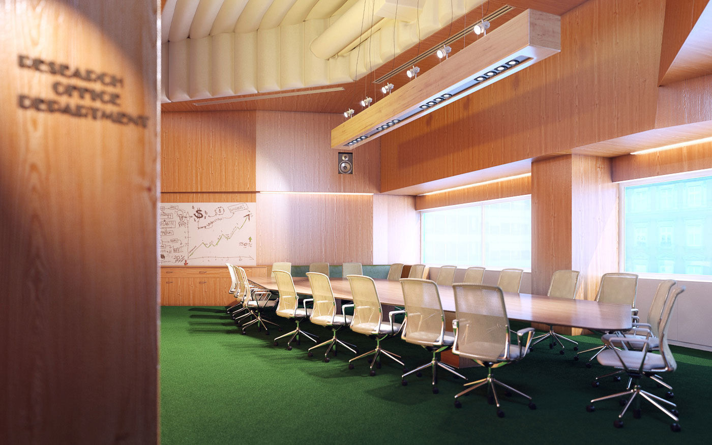 Archinteriors vol 40 - scenes of modern office spaces 3D model_16