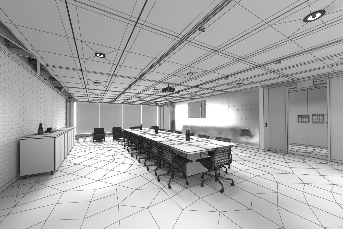 Archinteriors vol 40 - scenes of modern office spaces 3D model_19