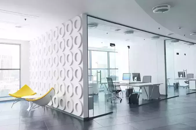 Archinteriors vol 40 - scenes of modern office spaces 3D model