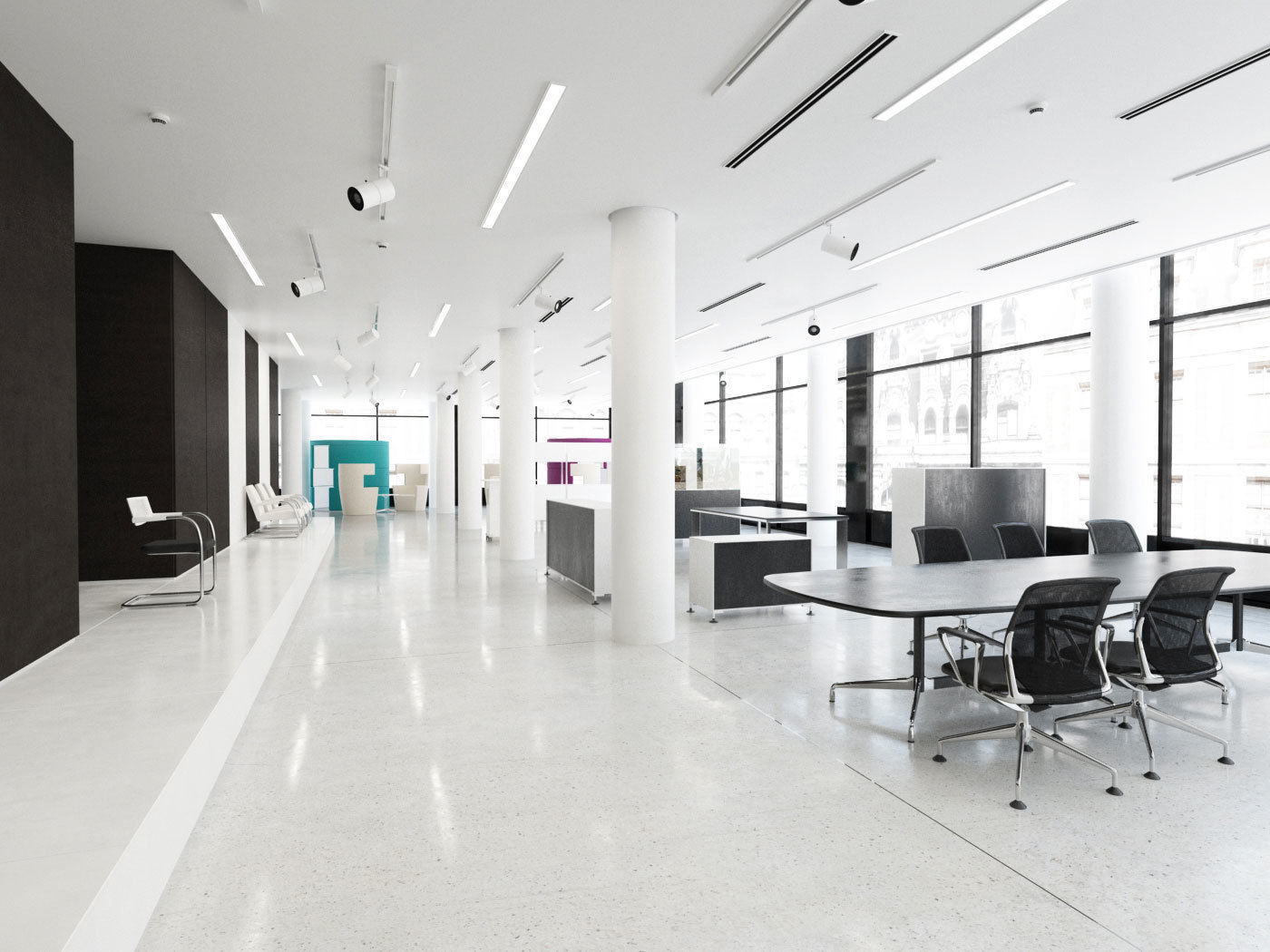 Archinteriors vol 40 - scenes of modern office spaces 3D model_14