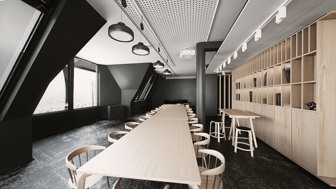 Archinteriors vol 40 - scenes of modern office spaces 3D model_8