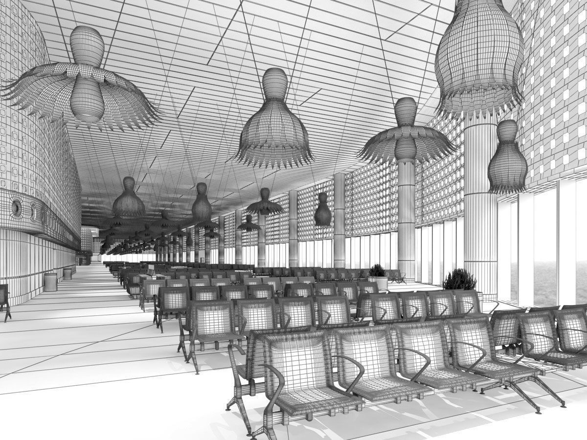Archinteriors vol 38 - fully textured scenes of public interiors 3D model_11