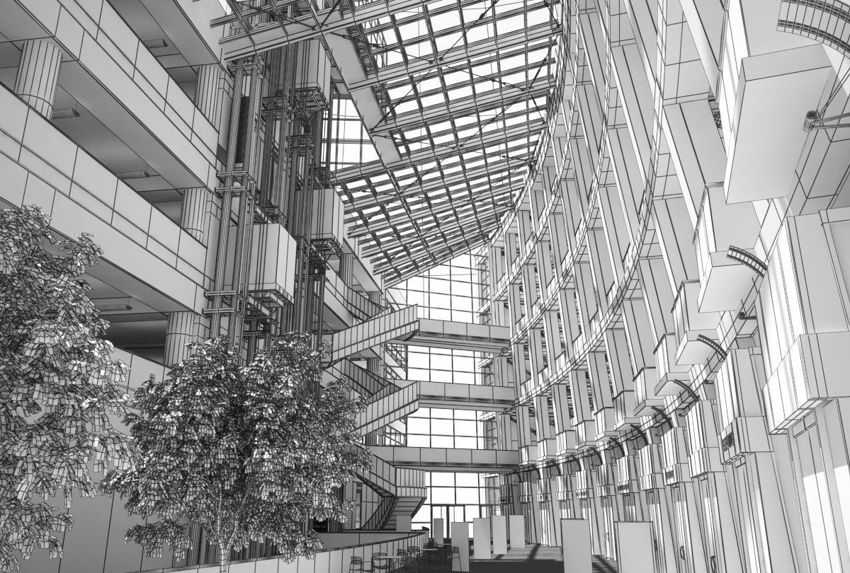 Archinteriors vol 38 - fully textured scenes of public interiors 3D model_1