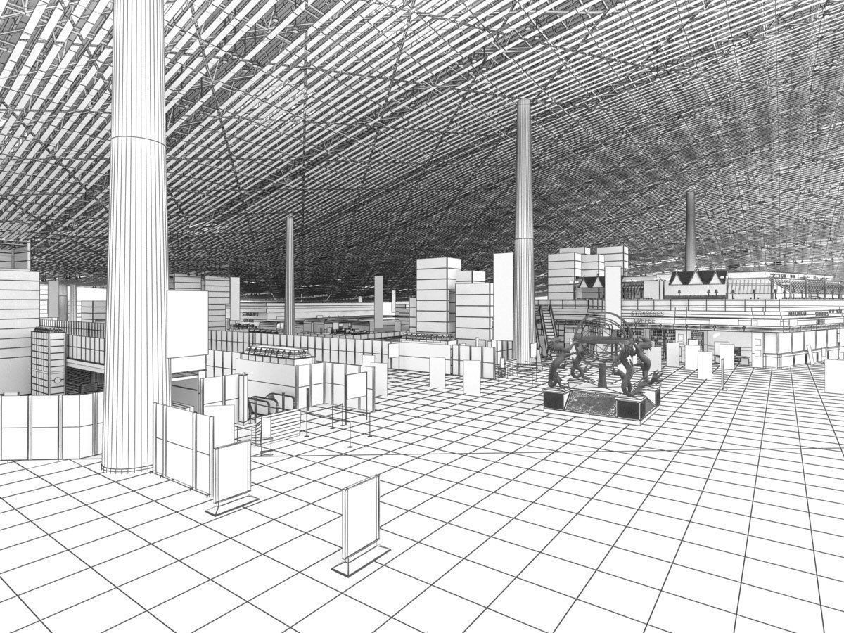 Archinteriors vol 38 - fully textured scenes of public interiors 3D model_15