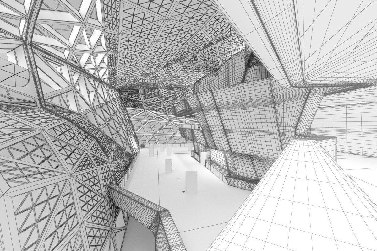 Archinteriors vol 38 - fully textured scenes of public interiors 3D model_9