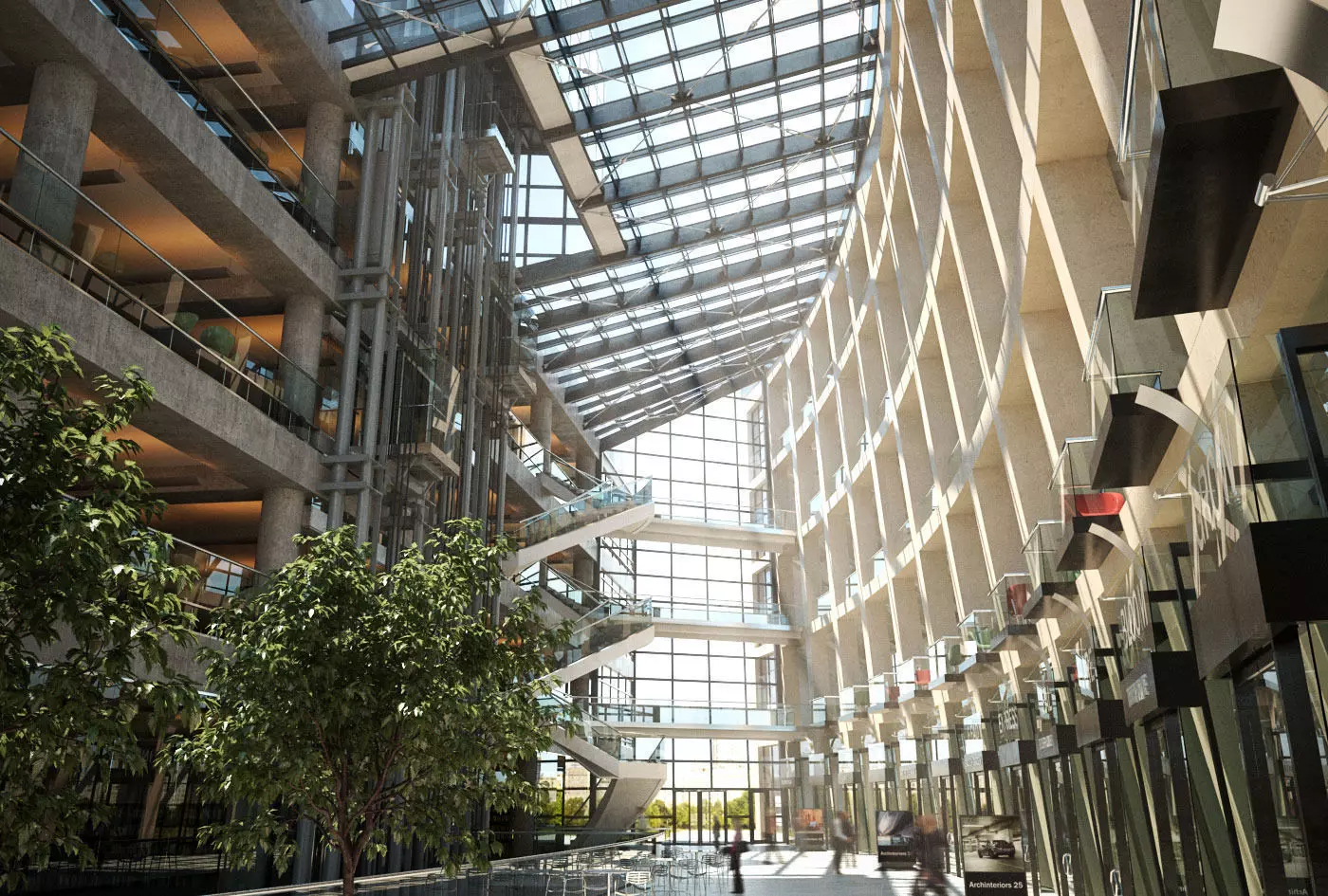 Archinteriors vol 38 - fully textured scenes of public interiors 3D model_0