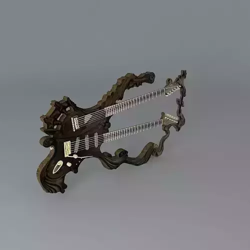 Yngwie Malmsteens stolen abstract guitar