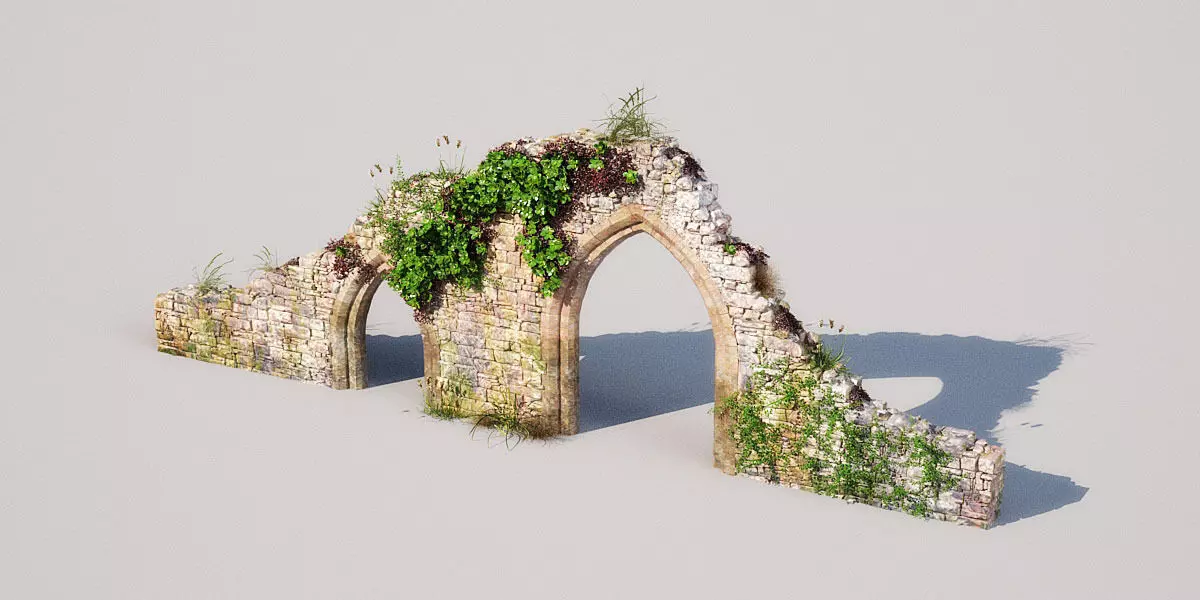 garden wall 05-01 AM148 3D model_0