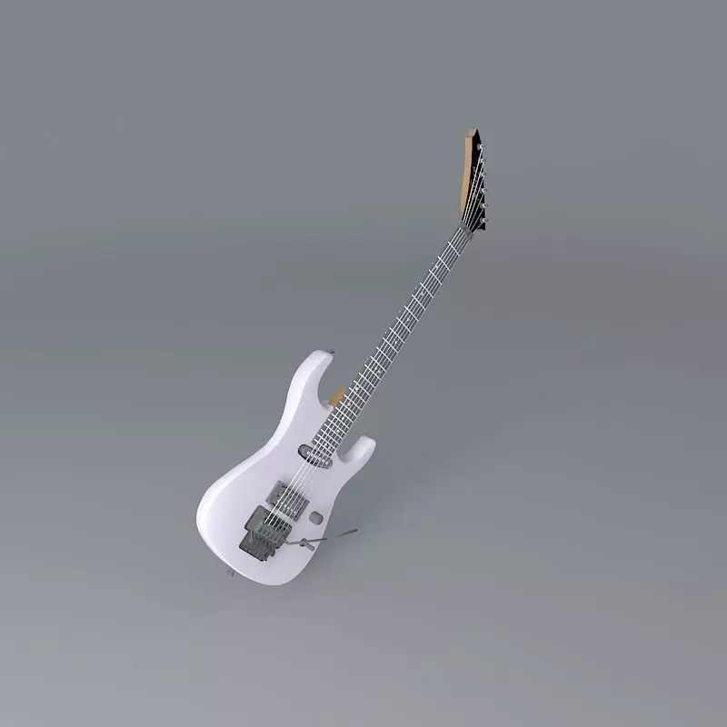 Buddy Blaze custom guitar Free 3D model