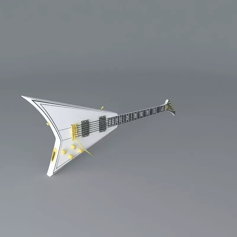 Jackson Randy Rhoads model guitar Free 3D model