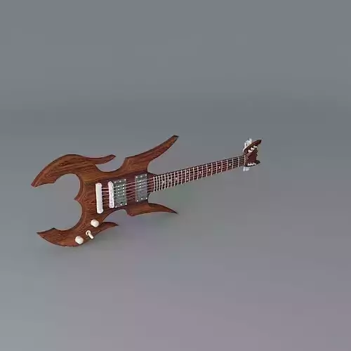 Wooden guitar
