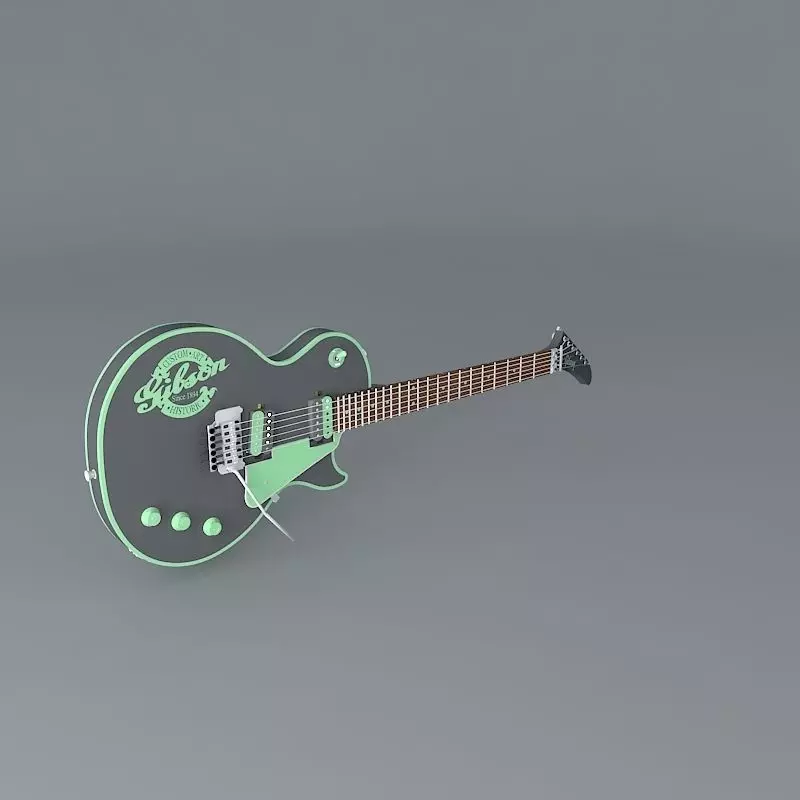 Gibson Fantasy guitar Free 3D model
