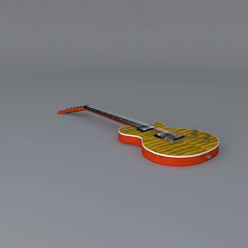 Gibson Jackson style guitar Free 3D model