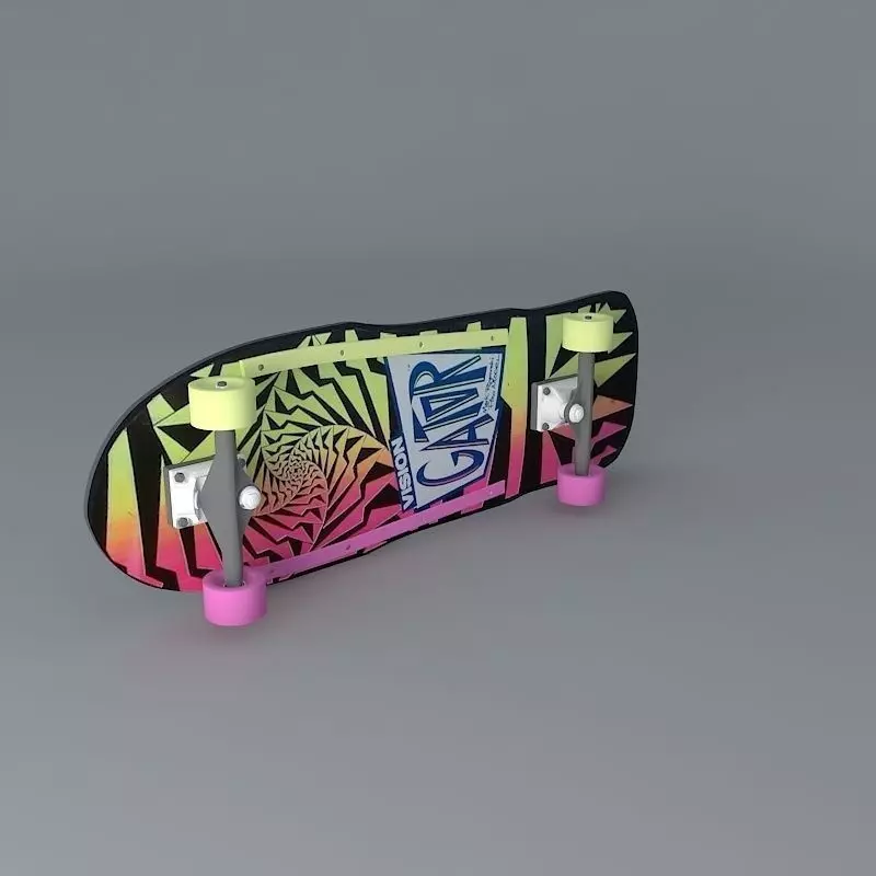 1988 Vision Mark Gator Rogowski Gator version 2 model skateboard Free 3D model