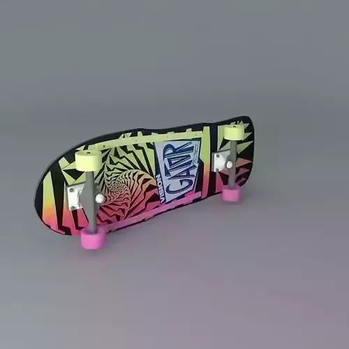 1988 Vision Mark Gator Rogowski Gator version 2 model skateboard Free 3D model