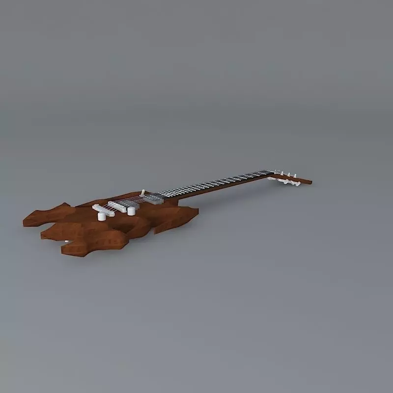 Insectoid guitar Free 3D model