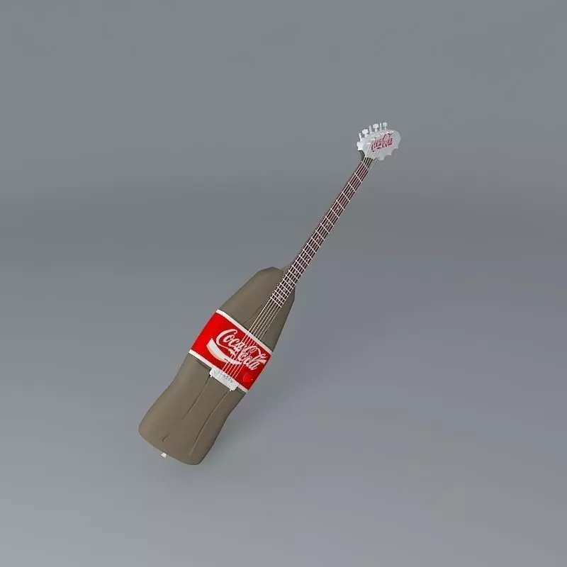 Coca Cola guitar Free 3D model