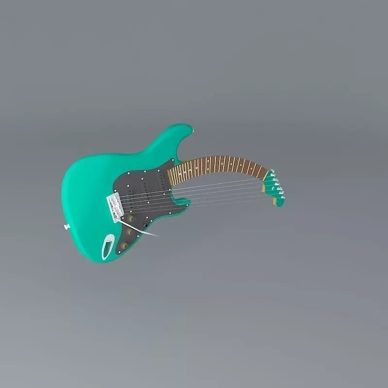 Steve Vais Flexable guitar Free 3D model