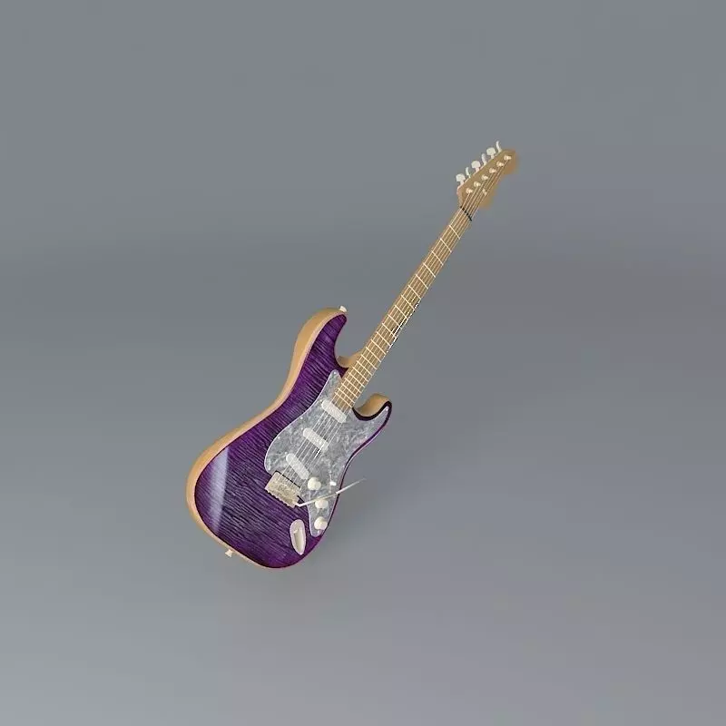 Fender Stratocaster guitar Free 3D model