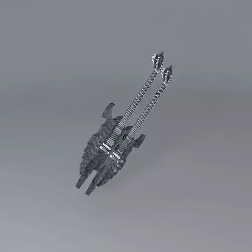 The Punisher double neck guitar 