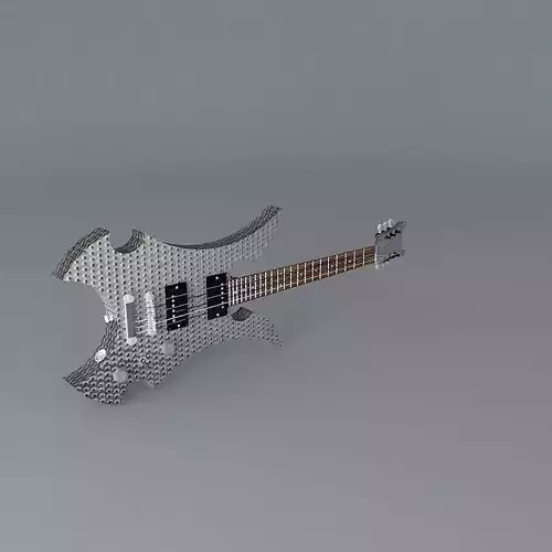 Strange shaped guitar