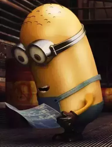 Minions 2 minion with glasses and overalls 3D model