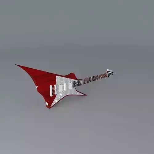 A custom Explorer inspired guitar