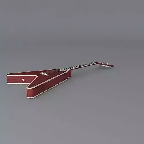 Dean V acoustic guitar