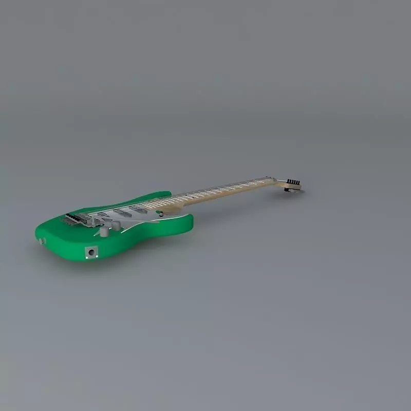 Washburn Nuno Bettencourt N5 Green model guitar Free 3D model