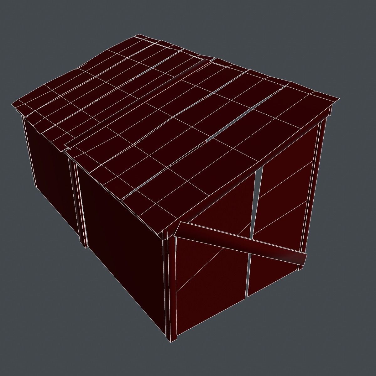 Rusty Old Shack 3D model_6