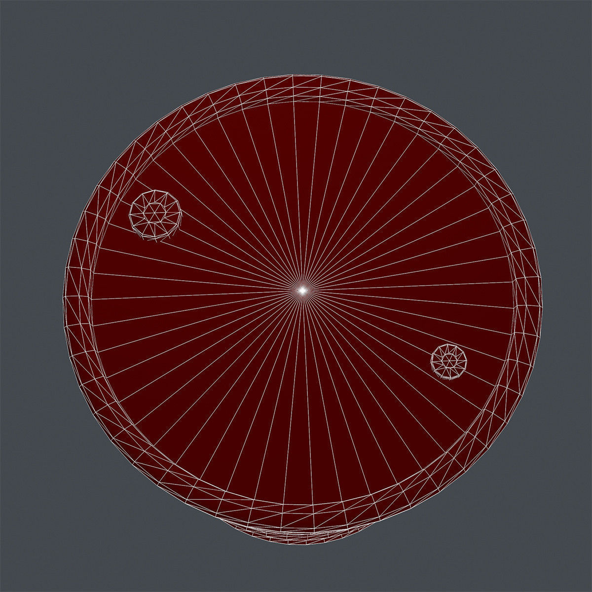 Flammable Barrel 3D model_4