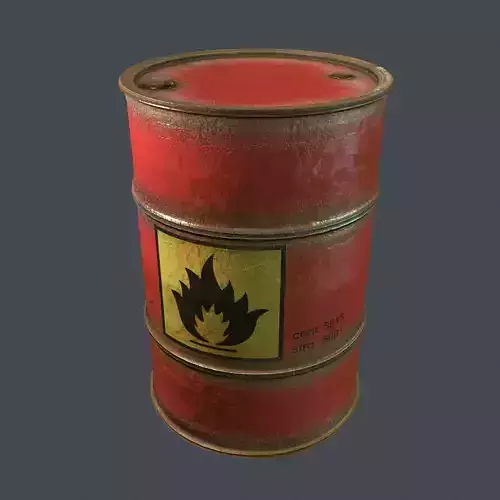 Flammable Barrel