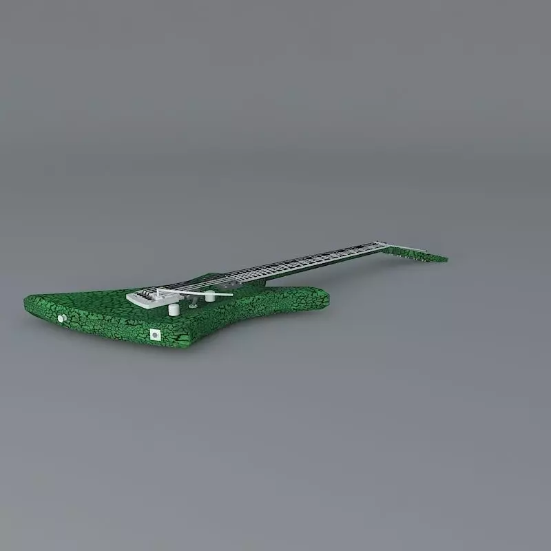Jackson model KE2 Kelly guitar Free 3D model