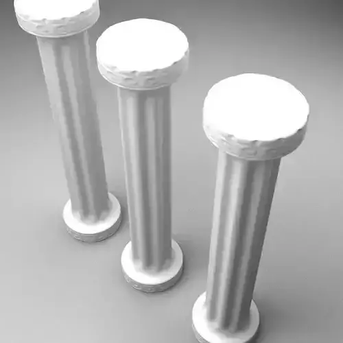 Stylized Greek Pillar 3D model