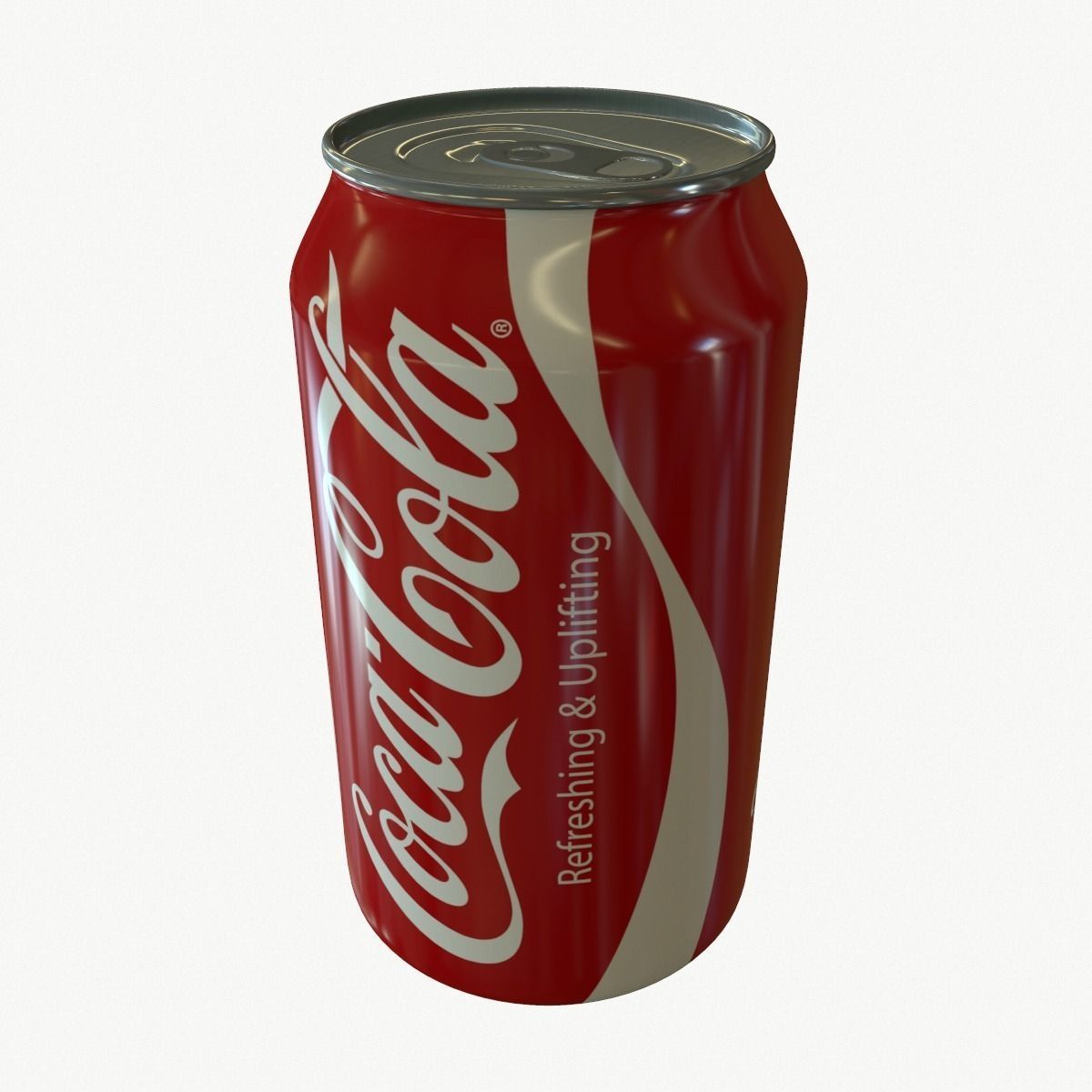 Realistic Coke Can 3D model_0