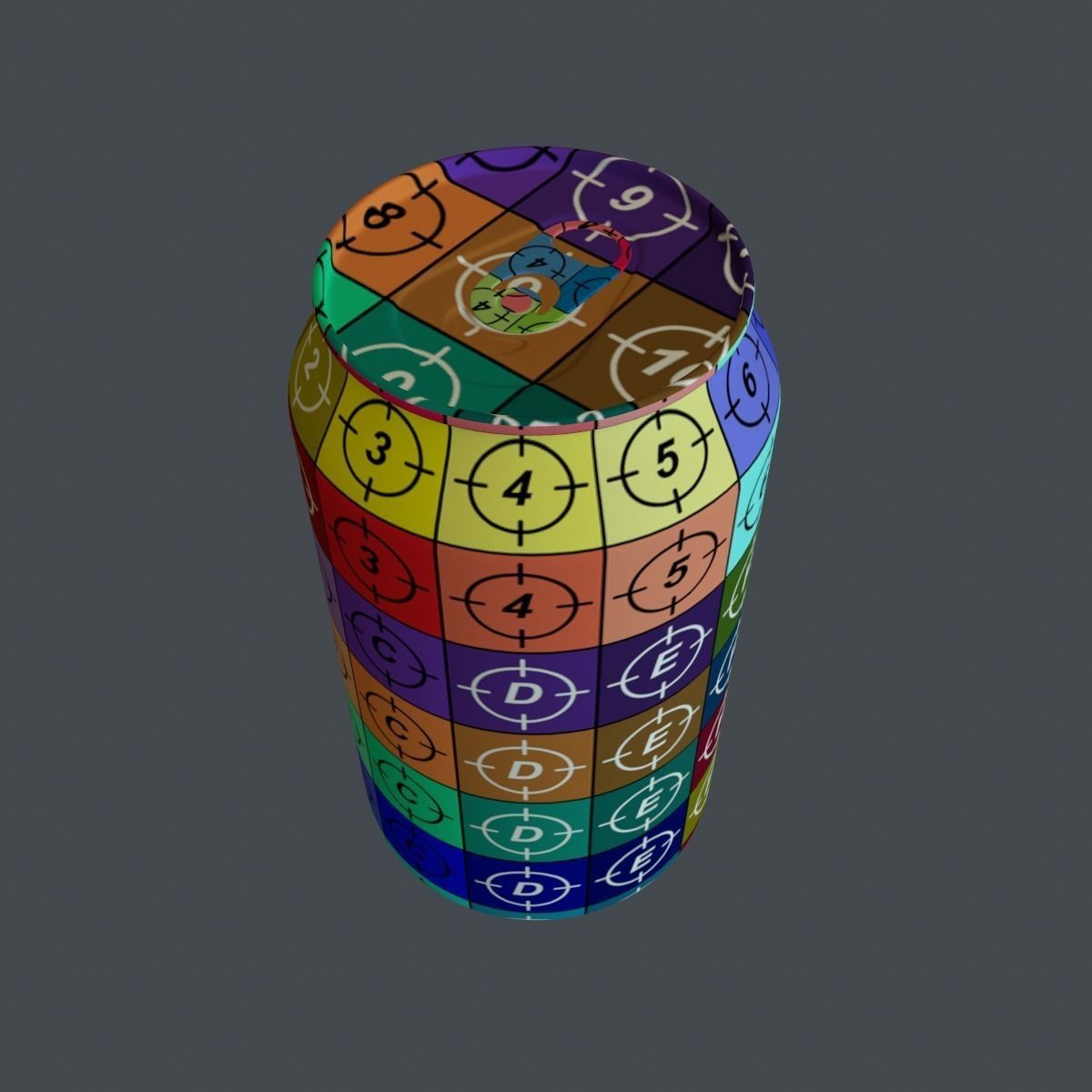 Realistic Coke Can 3D model_10